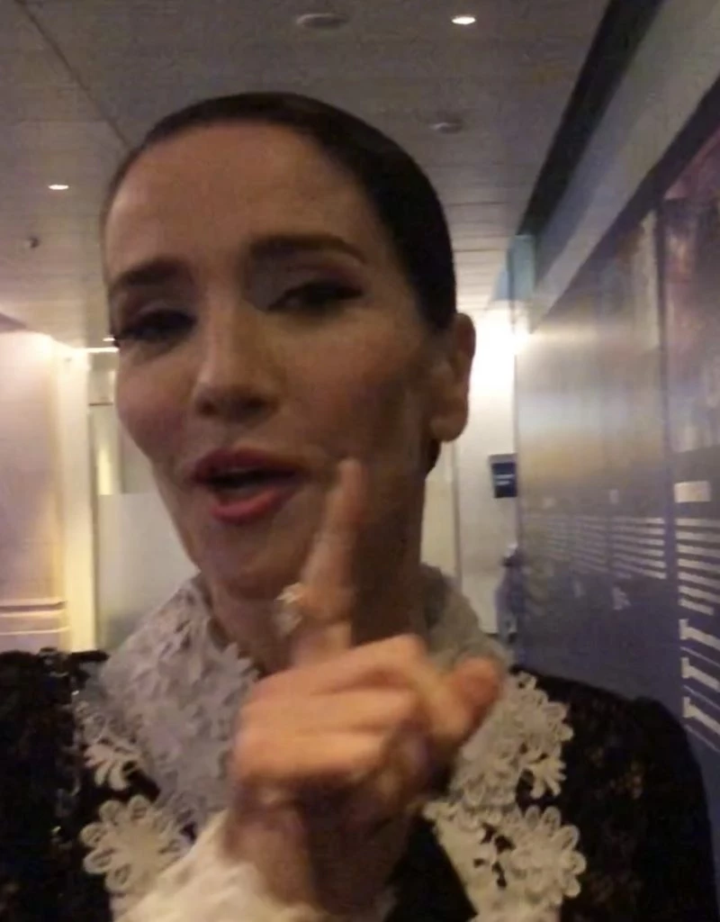 Natalia Oreiro en los Premios Cóndor de plata a las series. Foto: Carlos González.