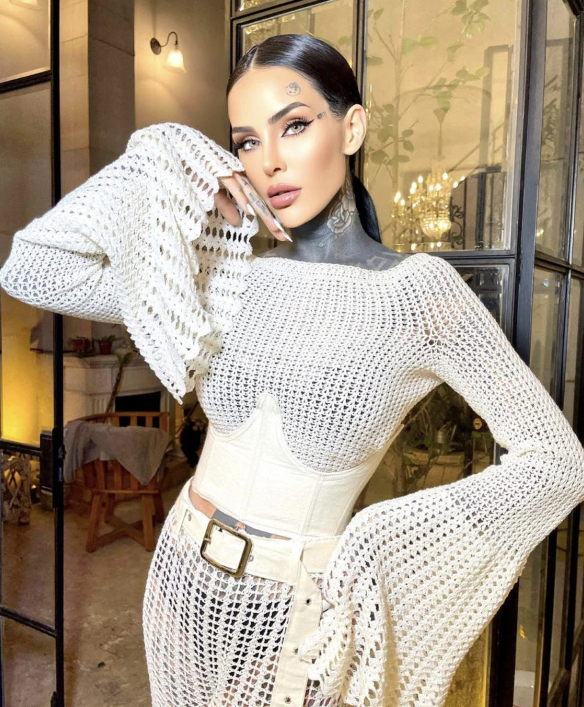 Cande Tinelli y su look by Pucheta. Foto: Instagram.