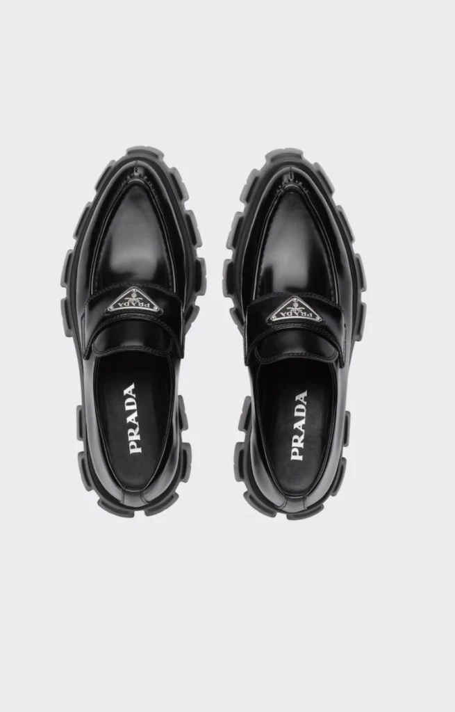 Los mocasines Prada que lució Ámbar. Foto: web.