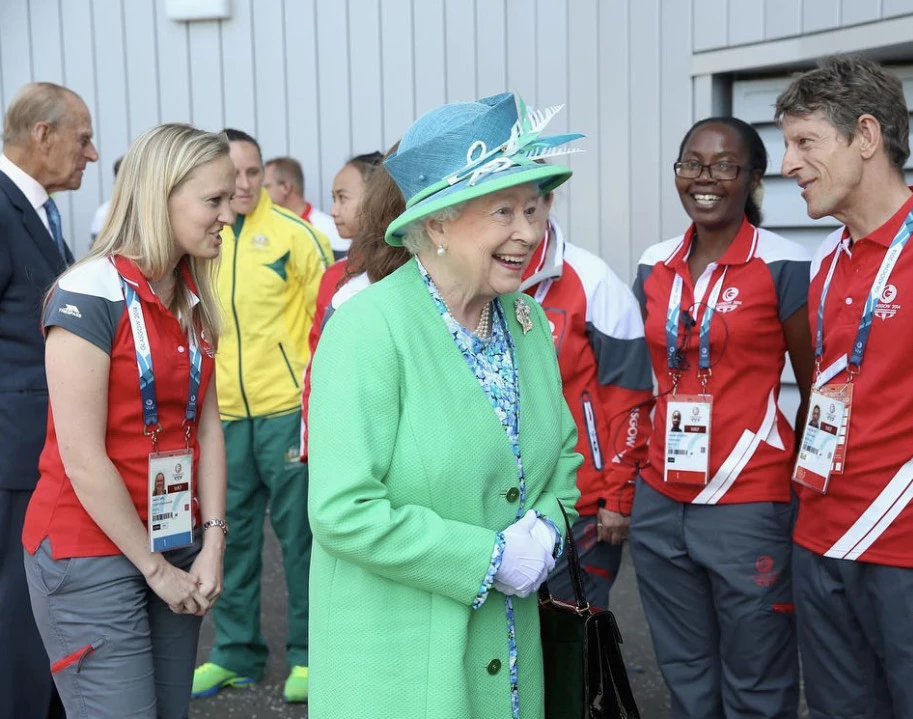 Reina Isabel II. Foto: Instagram.