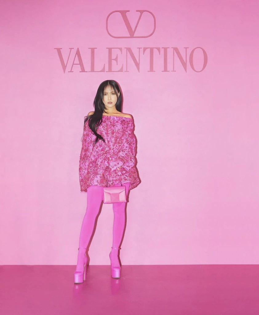 Barbiecore by Valentino. Foto: Instagram.