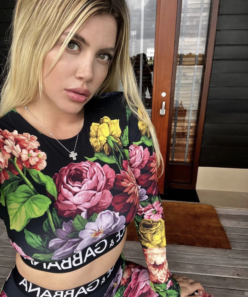 Wanda Nara en Maldivas. Foto: Instagram.