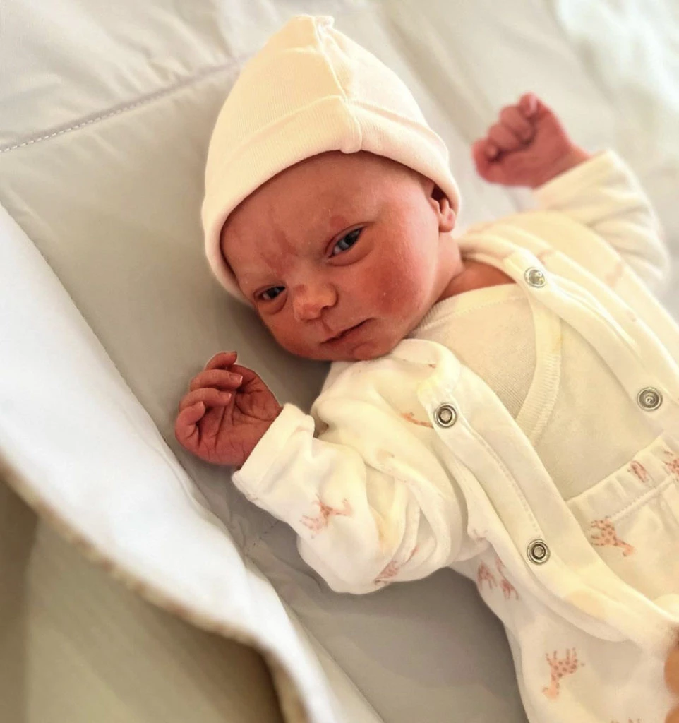 Emilia, la hija de Giovanni Lo Celso y Magui Alcacer. Foto: Instagram.