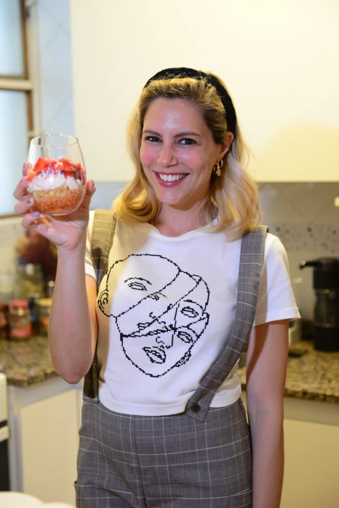 Inés Palombo en la receta famosa de esta semana