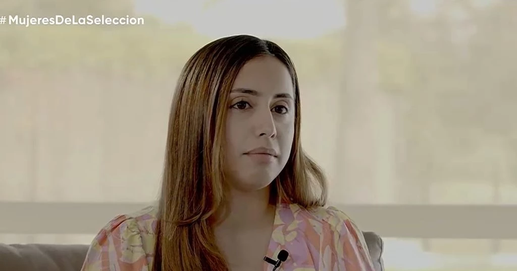 Julia Silva, esposa de Marcos Acuña