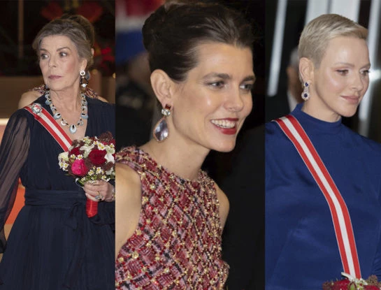 Los espectaculares looks de las mujeres Grimaldi en la gala del Día Nacional de Mónaco