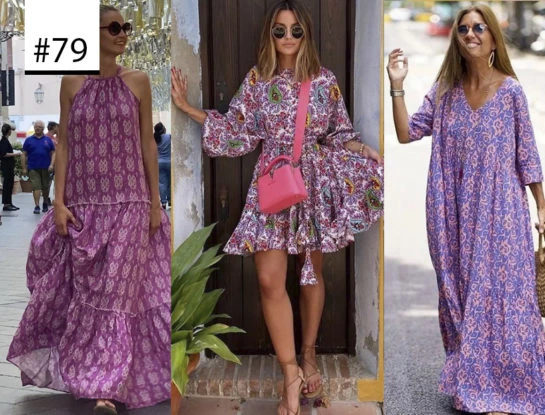 #Los100DeParaTi: los vestidos estampados, el ítem de moda it de la temporada
