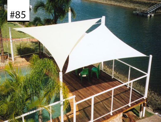 #Los100DeParaTi: toldo vela, la última moda deco para exteriores... Da sombra con un toque de tendencia, es barato y fácil de instalar