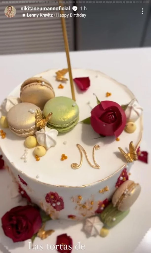 La torta de cumpleaños de Nicole Neumann