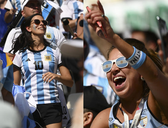 Las fotos del debut de Argentina en el Mundial de Qatar: euforia y pasión