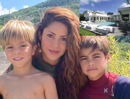 Así es la nueva mansión donde vivirán Shakira y sus hijos