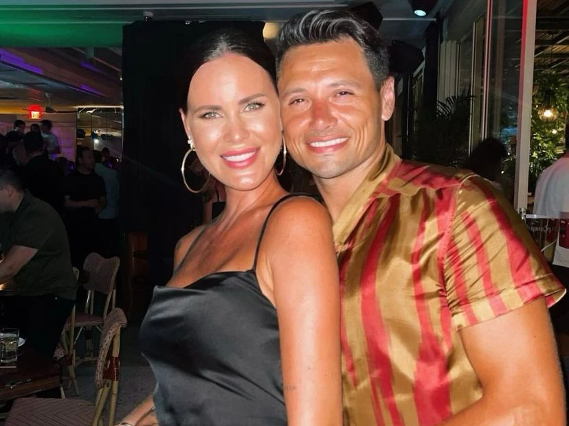 Natalie Weber y Mauro Zárate de vacaciones