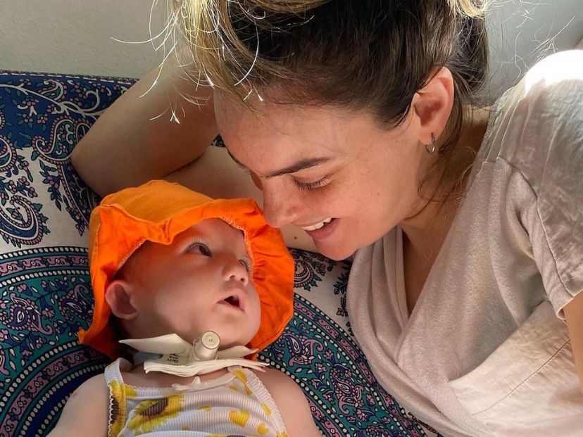 El conmovedor mensaje de Maca Paz por los 9 meses de su beba