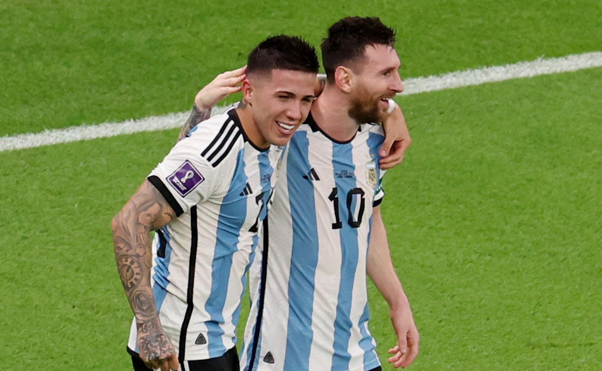 Qué dice la emotiva carta que escribió Enzo Fernández a sus 15 años para Lionel Messi