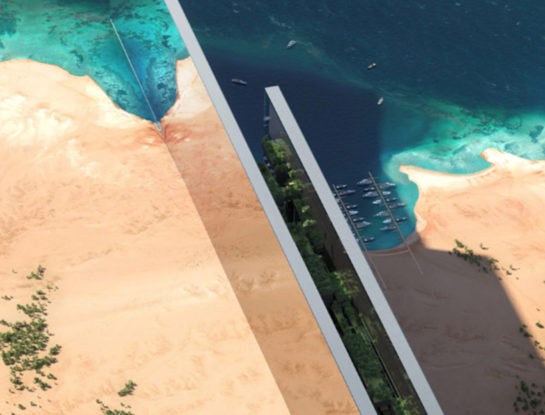 La ciudad del futuro ya está en marcha: se llama The Line y parece de ciencia ficción pero será real