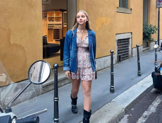 Así es el look black and white de Taína Gravier en Madrid 