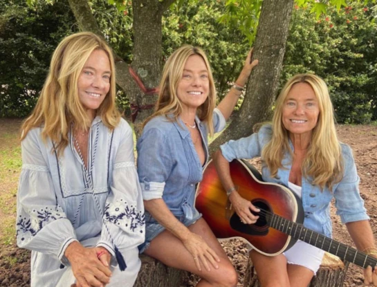 La apuesta boho chic de las Trillizas de Oro en el casamiento de Sonia Zavaleta, la hija menor de María Emilia