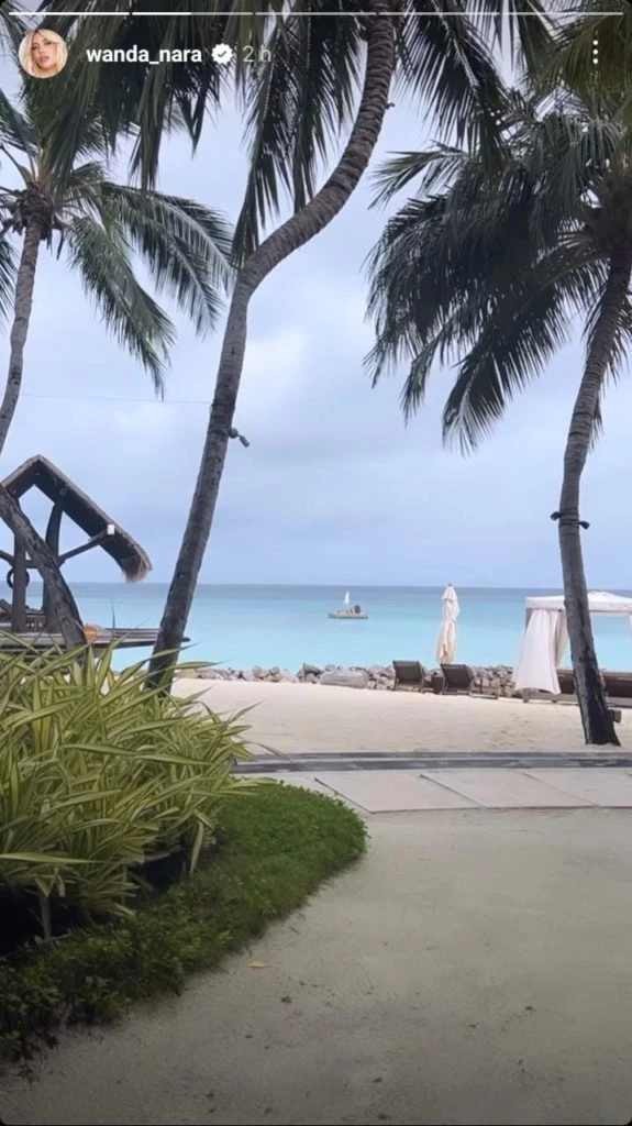 Wanda Nara mostró su romántico viaje a Maldivas con Mauro Icardi
