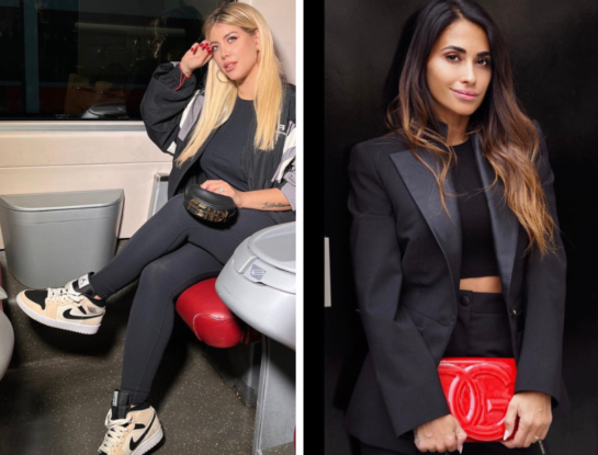 Coincidencia fashion: Antonela Roccuzzo y Wanda Nara eligieron el mismo suéter 