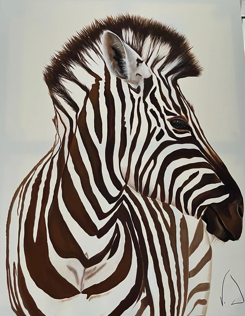 La historia de la artista plástica que superó el síndrome del nido vacío a través de su gran pasión