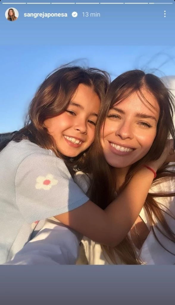 La China Suárez junto a su hija Rufina