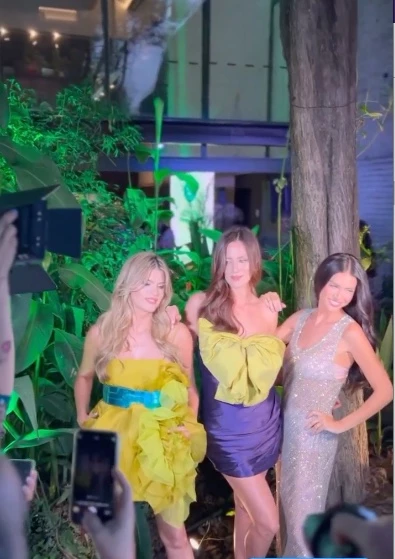 Zaira Nara junto a Paula Chaves y Mery del Cerro