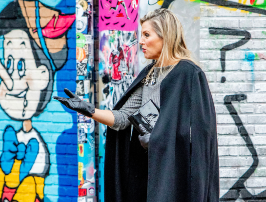 Máxima apostó por los grises y lució el outfit más chic