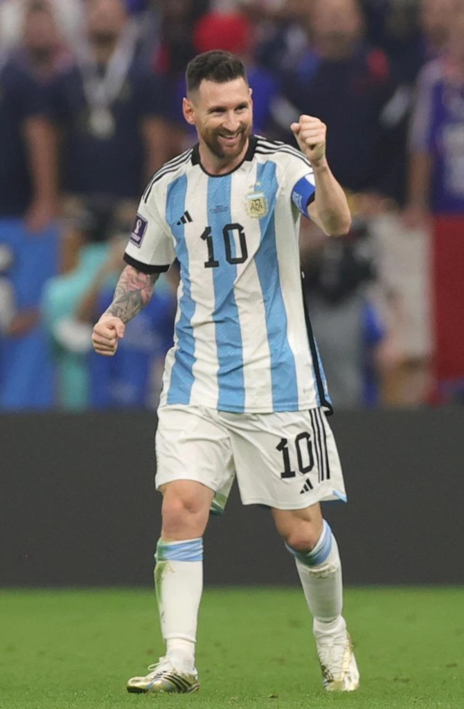 LEO MESSI CELEBRANDO el gol