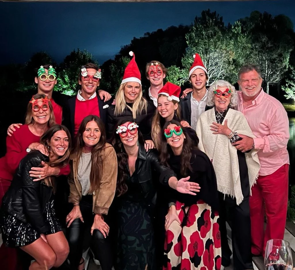 Valeria Mazza y familia