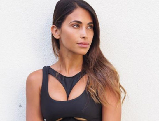 Antonela Roccuzzo apostó por un look total black y sorprendió