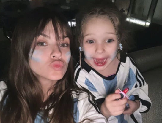El loco festejo de la China Suárez por el triunfo de Argentina