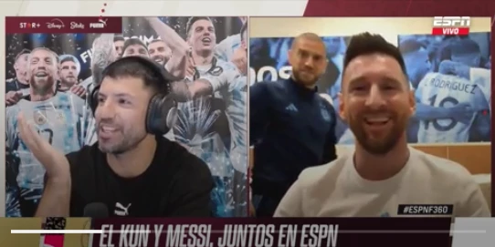 El Kun, Messi y Papu Gomez