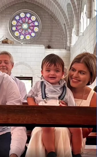 Angie Balbiani bautismo de Cósimo