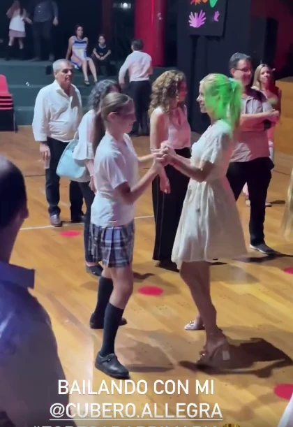 Nicole Neumann con Allegra