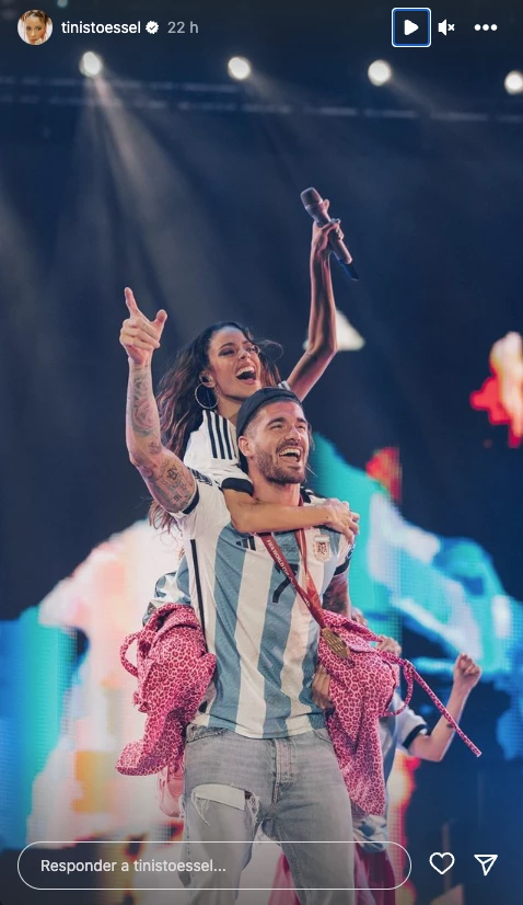 Tini Stoessel y Rodrigo de Paul