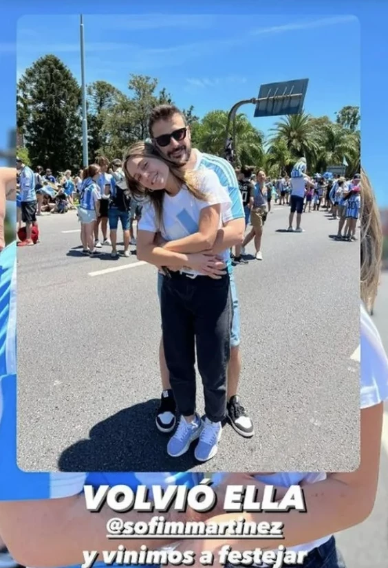 Sofia Martinez y Diego Leuco