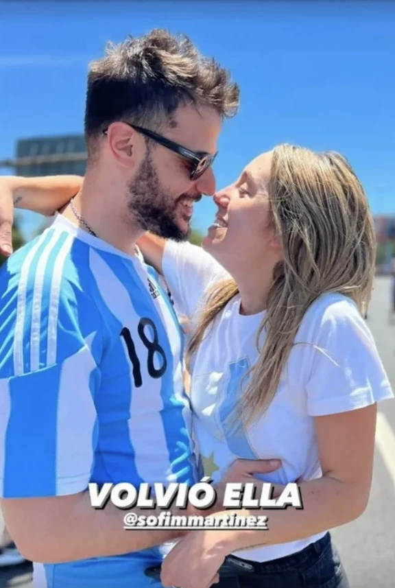 Sofia Martinez y Diego Leuco