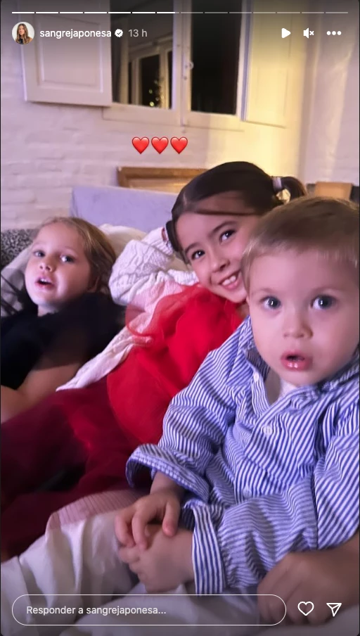 China Suárez e hijos