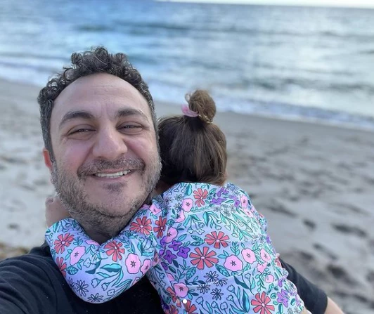 diego topa con su hija