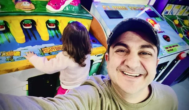 diego topa con su hija