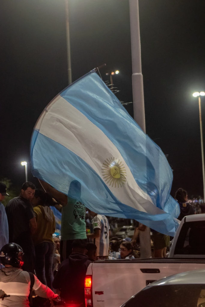 La selección es recibida por una multitud en Argentina