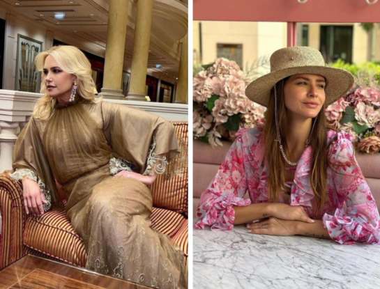 ¡Coincidencia fashion! Valeria Mazza y la China Suárez llevaron el mismo vestido 