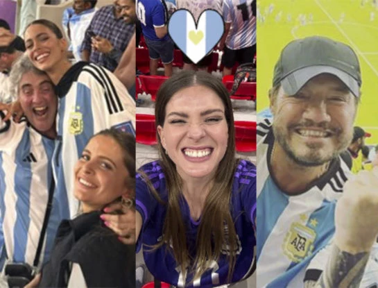 El festejo de los famosos por el triunfo de la selección: desde la China Suárez hasta Marley, Marcelo Tinelli y Tini Stoessel, entre otros