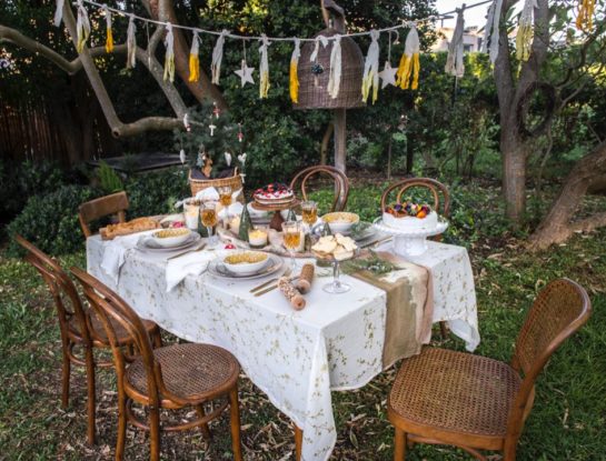 Ideas para armar la mejor mesa de Año Nuevo al aire libre
