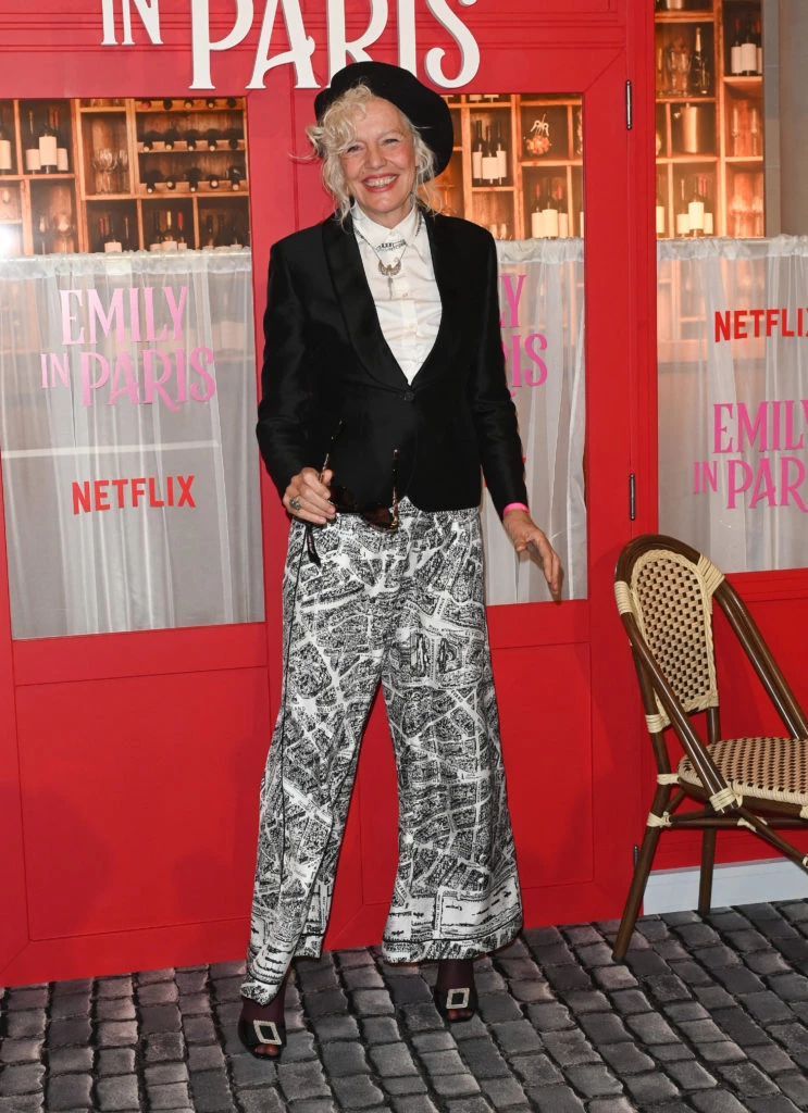 Ellen von Unwerth en avant premiere Emily in Paris