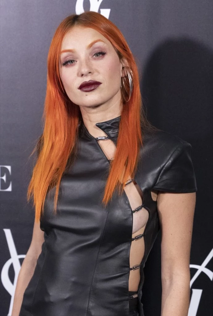 Miranda Makaroff en la fiesta de Yves Saint Laurent