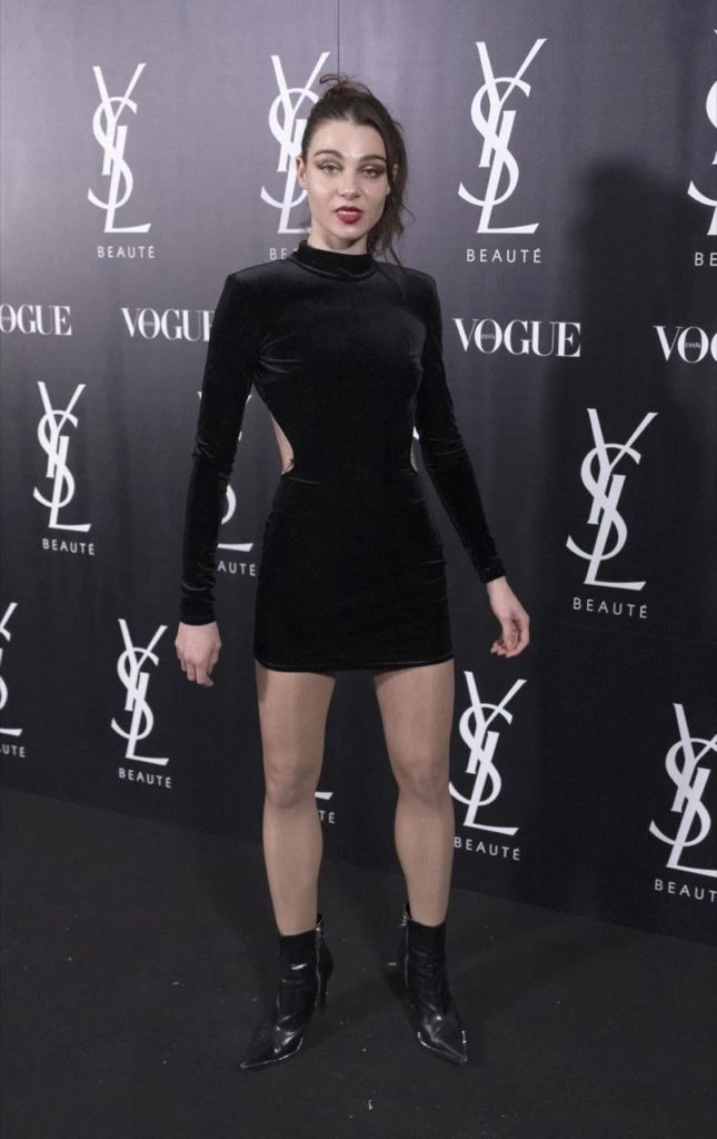 Carmen Climent en la fiesta de Yves Saint Laurent