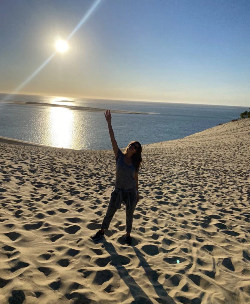 Juliana Awada en Qatar. Foto: Instagram.