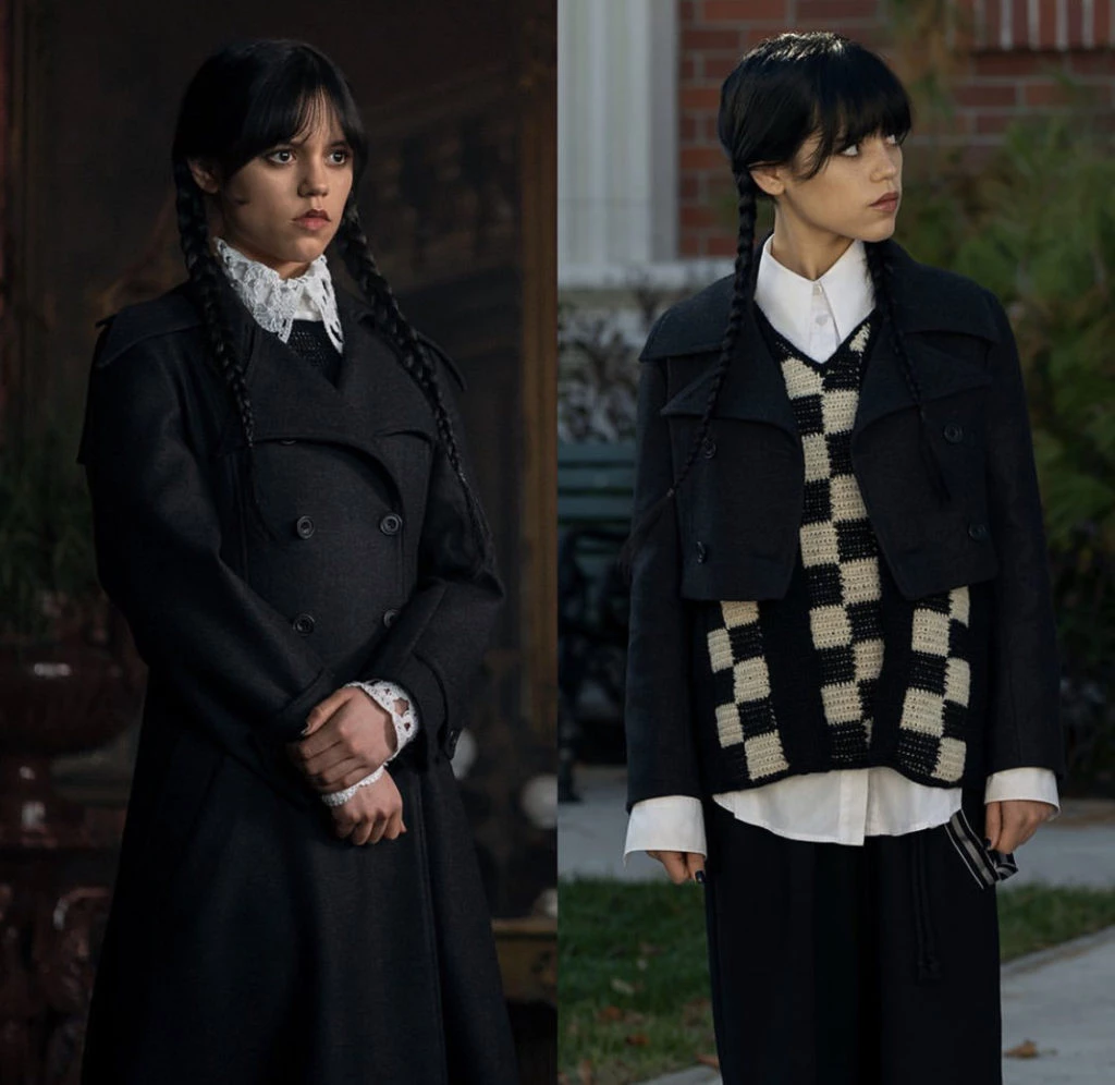 Los looks de Merlina. Foto: Instagram.