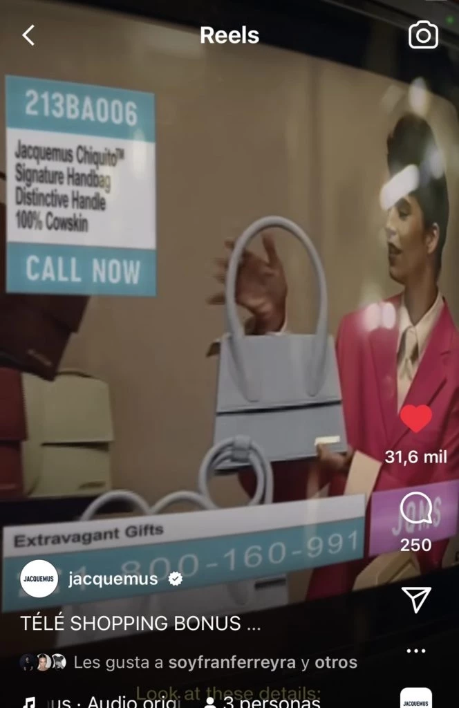 Mica Argañaraz protagoniza la campaña navideña de Jacquemus